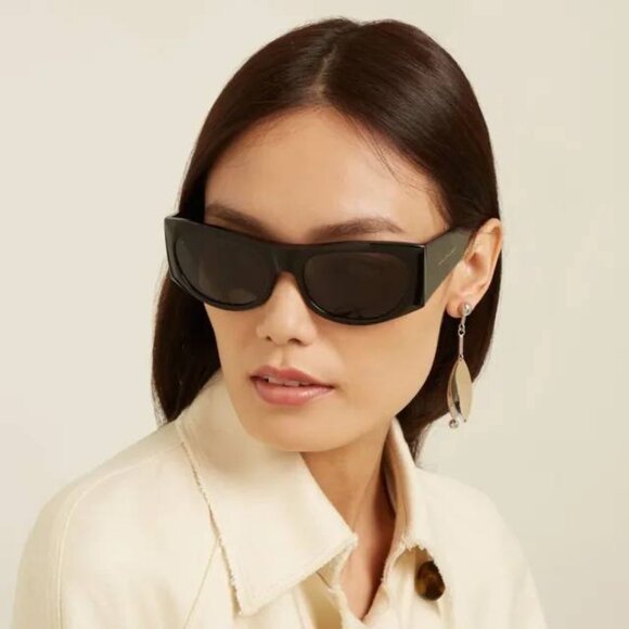 ?️ New Celine CL40029I 54N Sunglasses - Red Havana Frame, Green Lenses main image 2